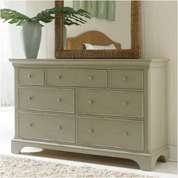 901-130s American Drew Furniture Ashby Park-sage Bedroom Furniture Dresser