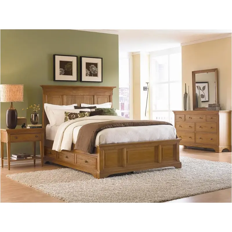 901-324n-st American Drew Furniture Ashby Park-nutmeg Bedroom Furniture Bed