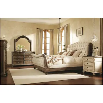 217-306b American Drew Furniture Jessica Mcclintock - The Boutique - Baroque Bedroom Furniture Bed