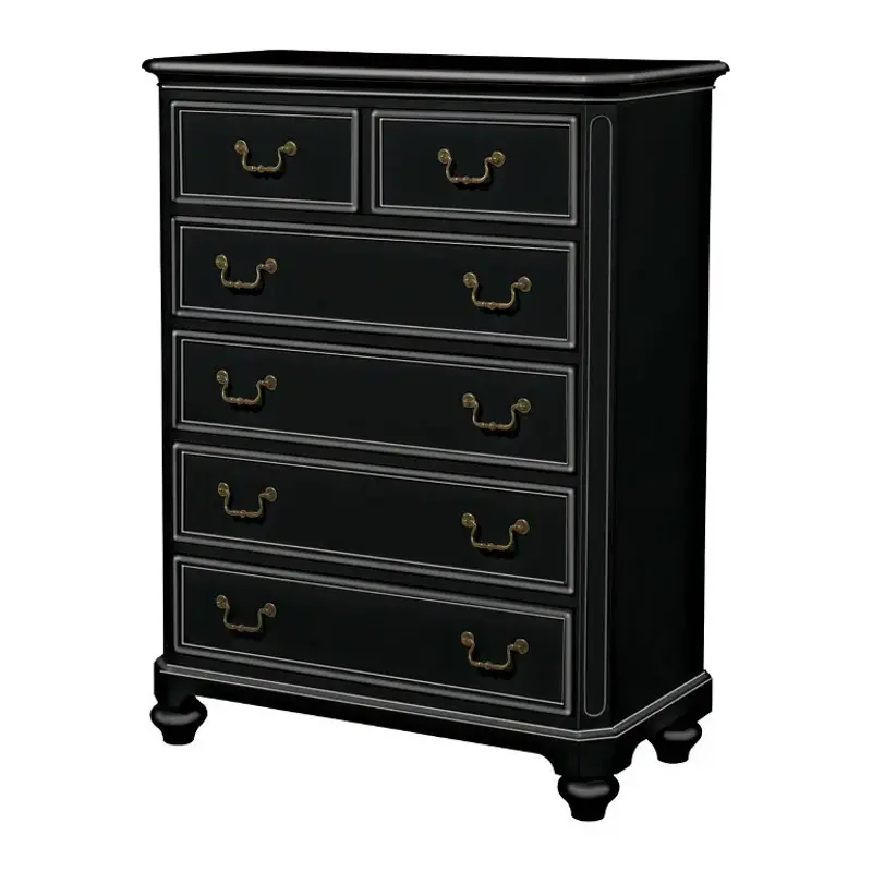 148-151 American Drew Furniture Retreat - Black Bedroom Furniture Chest