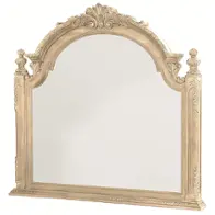 217-021w American Drew Furniture Jessica Mcclintock - The Boutique - White Veil Bedroom Furniture Mirror