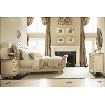 217-304w American Drew Furniture Jessica Mcclintock - The Boutique - White Veil Bedroom Furniture Bed