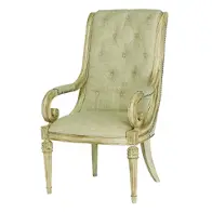 217-637w American Drew Furniture Jessica Mcclintock - The Boutique - White Veil Dining Room Furniture Dining Chair