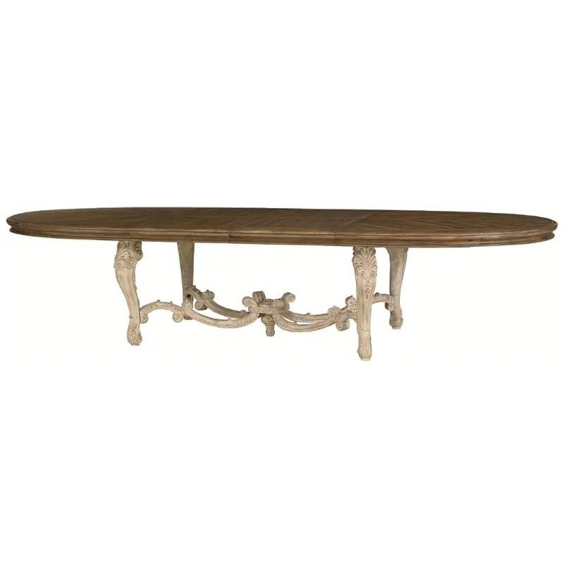 217-746l American Drew Furniture Jessica Mcclintock - The Boutique - White Veil Dining Room Furniture Dining Table
