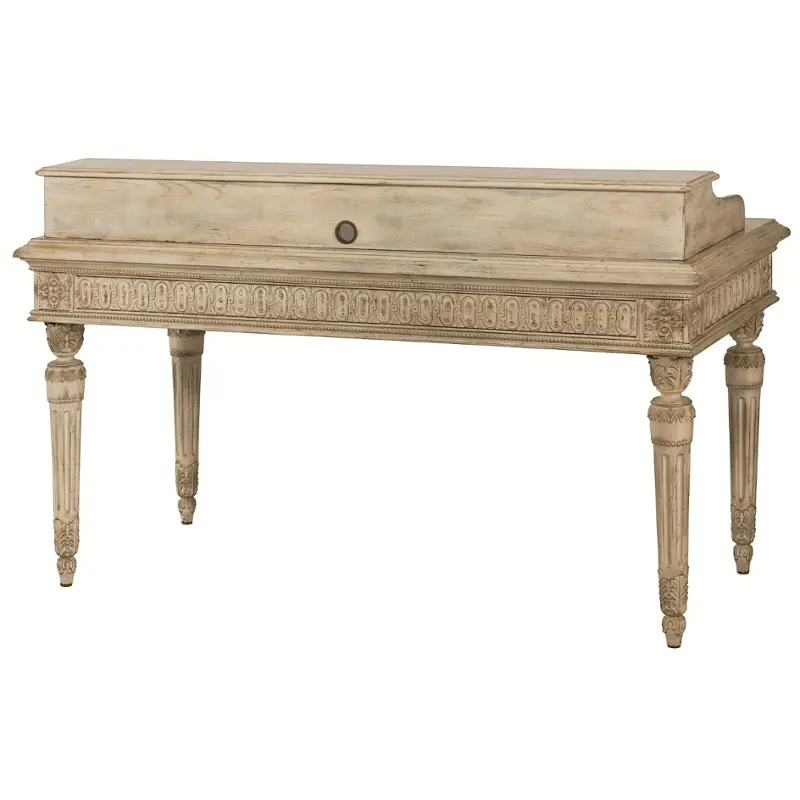217-940w American Drew Furniture Jessica Mcclintock - The Boutique - White Veil Home Office Furniture Desk