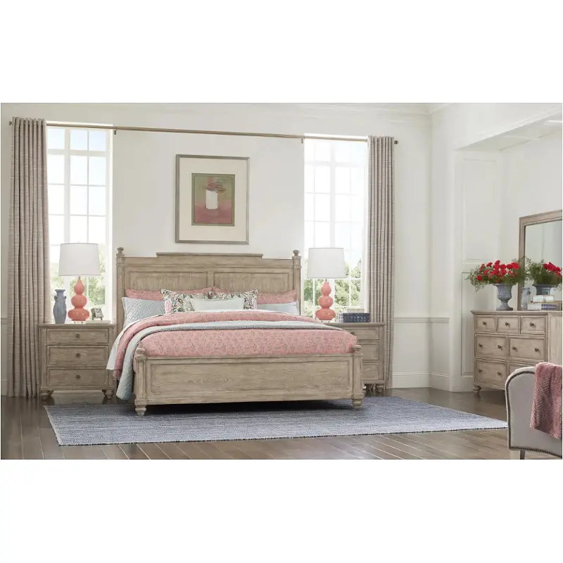 309-304b American Drew Furniture Cambric Bedroom Furniture Bed