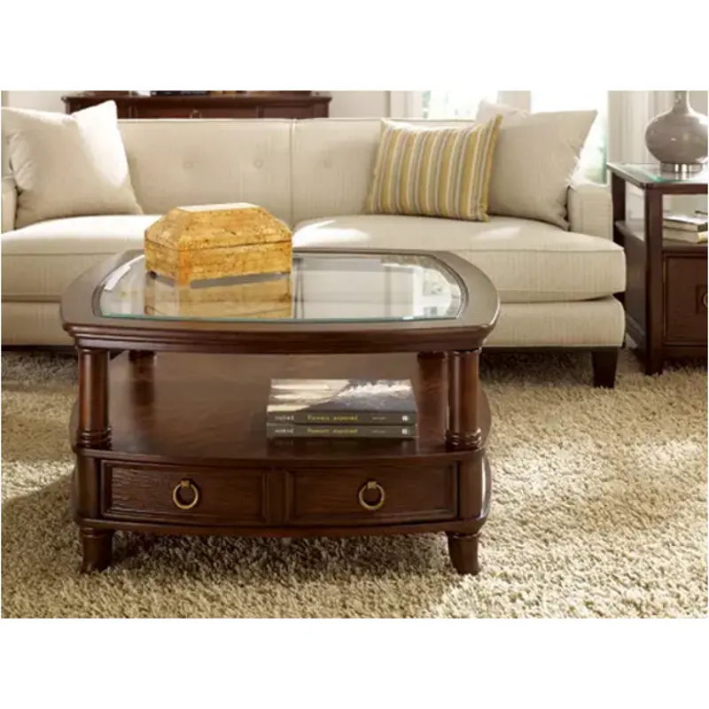 T83504-00 Hammary Furniture Magellan Living Room Furniture Cocktail Table