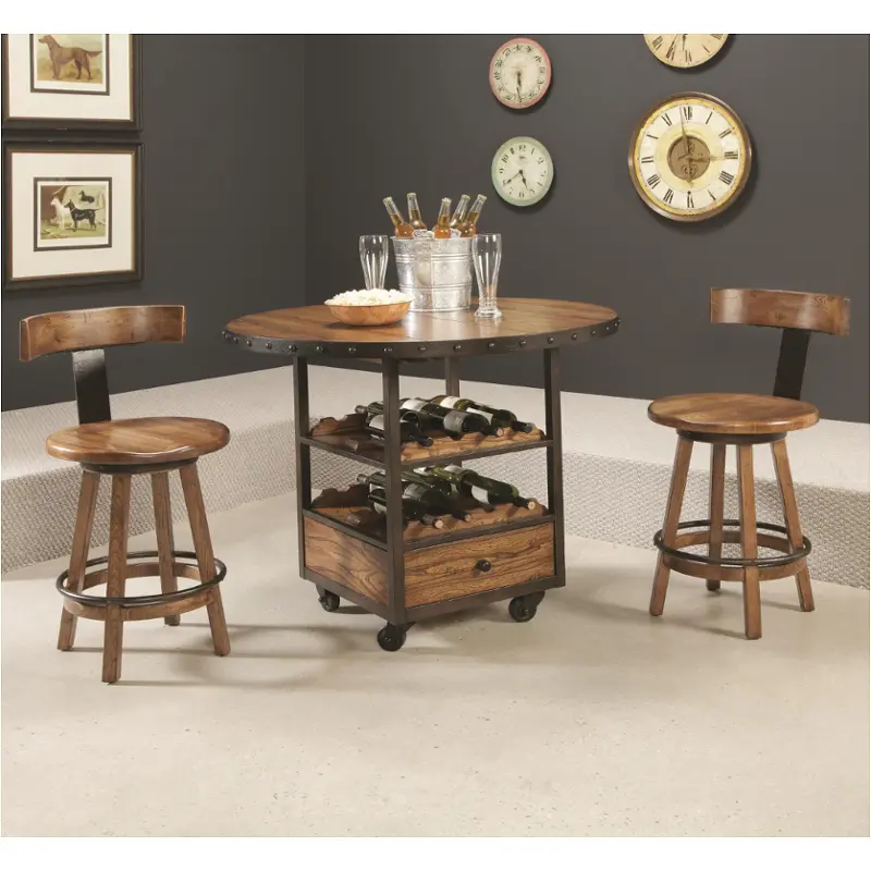 114-706t Hammary Furniture Americana Home Dining Room Furniture Counter Height Table