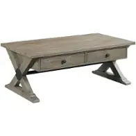 523-910 Hammary Furniture Reclamation Place Living Room Furniture Cocktail Table