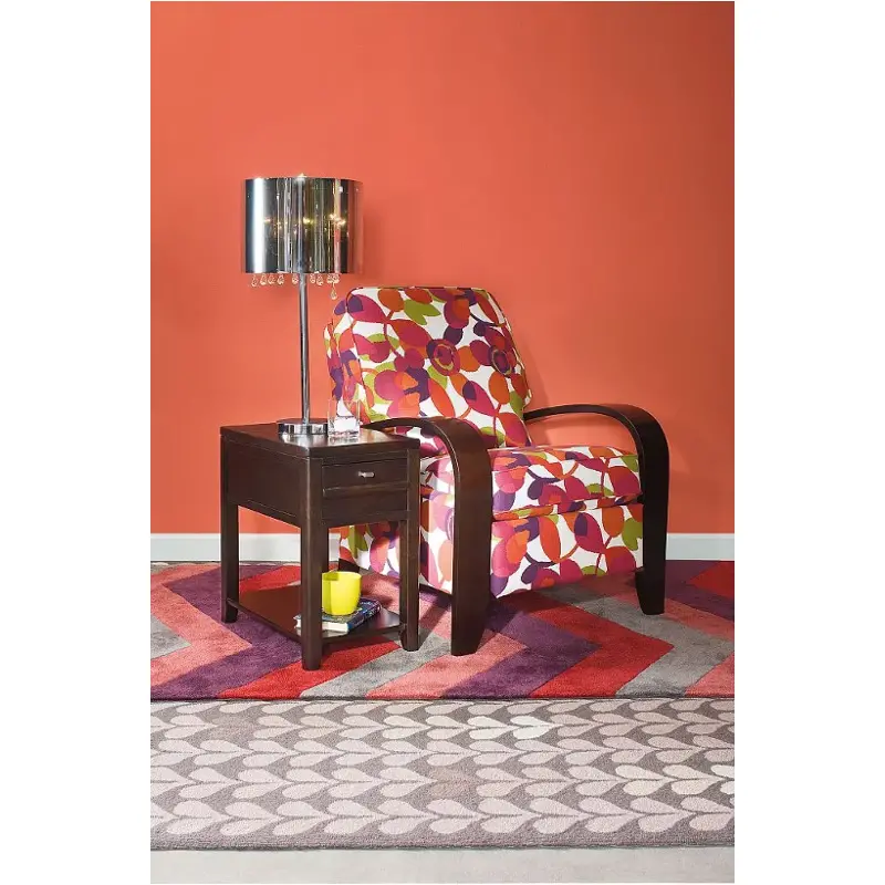 200-017 Hammary Furniture Chairside Table-espresso Finish