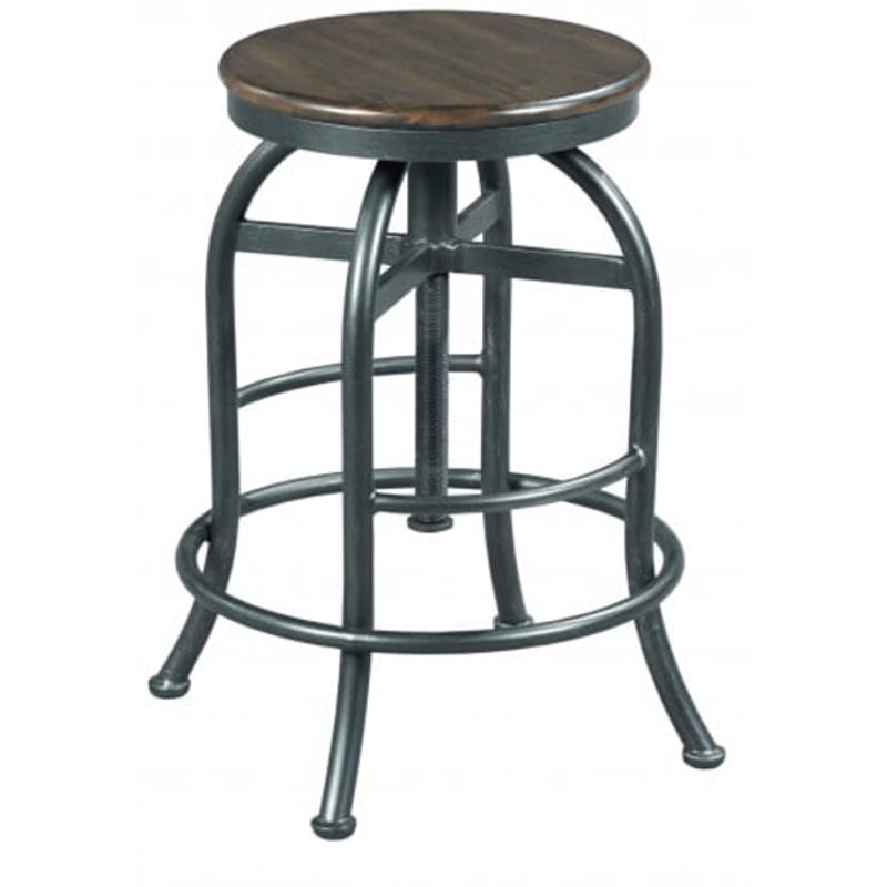 090 878 Hammary Furniture Adjustable Height Pub Stool