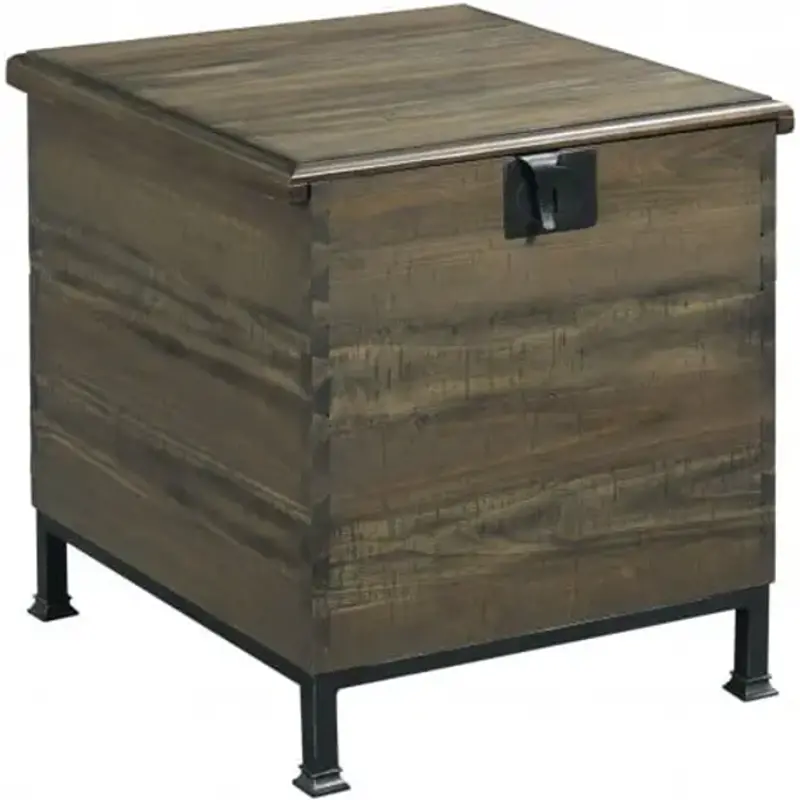090-884 Hammary Furniture Hidden Treasures Milling Chest End Table