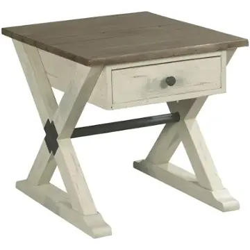 523-915w Hammary Furniture Reclamation Place Living Room Furniture End Table