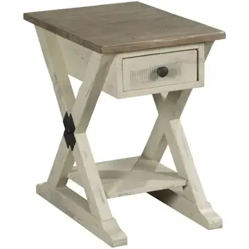 523-916w Hammary Furniture Reclamation Place Living Room Furniture End Table