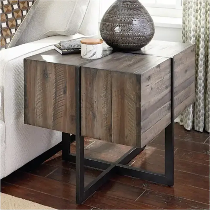 626-915 Hammary Furniture Modern Timber Living Room Furniture End Table