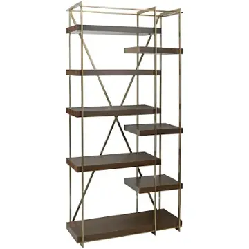 600-939 Hammary Furniture Ad Modern Classics Accent Furniture Etagere