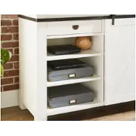 710-586 Hammary Furniture Shiplap Sliding Door Media Console