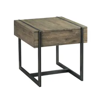 626-916 Hammary Furniture Modern Timber Living Room Furniture End Table