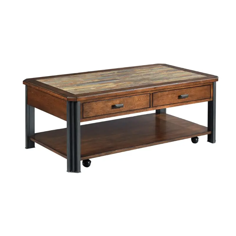 675-910 Hammary Furniture Hamilton Living Room Furniture Cocktail Table