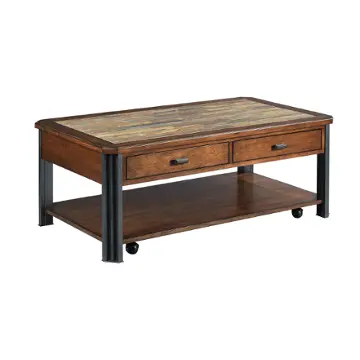 675-910 Hammary Furniture Hamilton Living Room Furniture Cocktail Table
