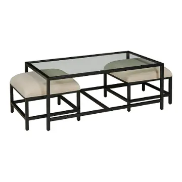 074-913 Hammary Furniture Mackintosh Living Room Furniture Cocktail Table
