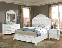 Queen Bed, Dresser, Mirror, 1 N/s