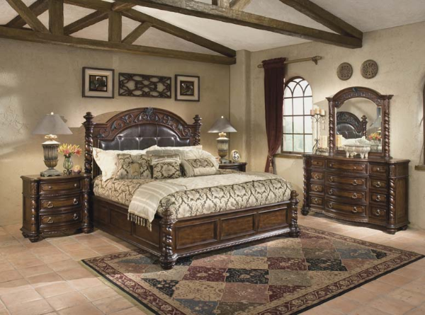 Bed, Dresser, Mirror, N/s