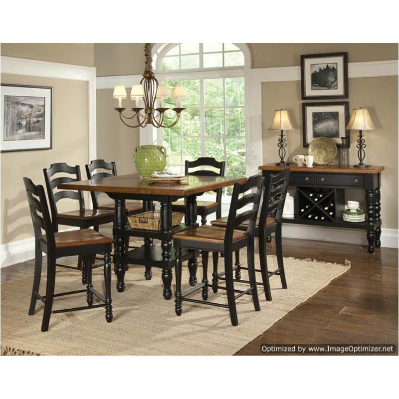 9391-520 Legacy Classic Furniture Concord - Black Dining Room Furniture Counter Height Table