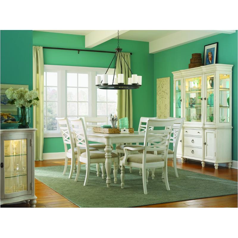 1520-222 Legacy Classic Furniture Glen Cove - Weathered White Dining Room Furniture Dining Table