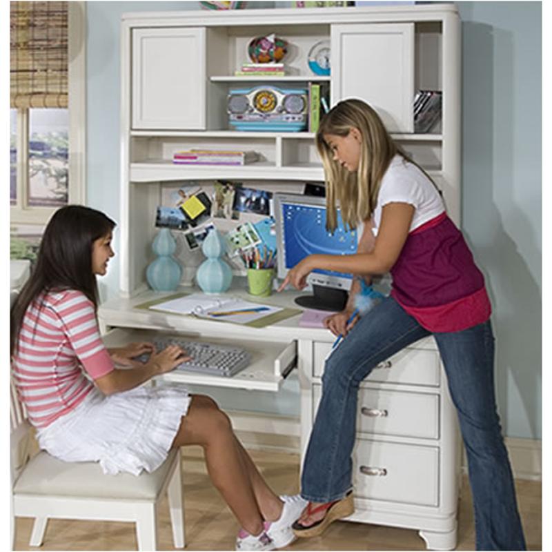 9910-6100 Legacy Classic Furniture Park City - White Bedroom Furniture Desk
