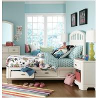 9910-4744 Legacy Classic Furniture Park City - White Bedroom Furniture Bed