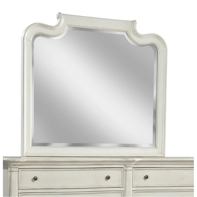 1520-0300 Legacy Classic Furniture Glen Cove - Weathered White Bedroom Furniture Mirror