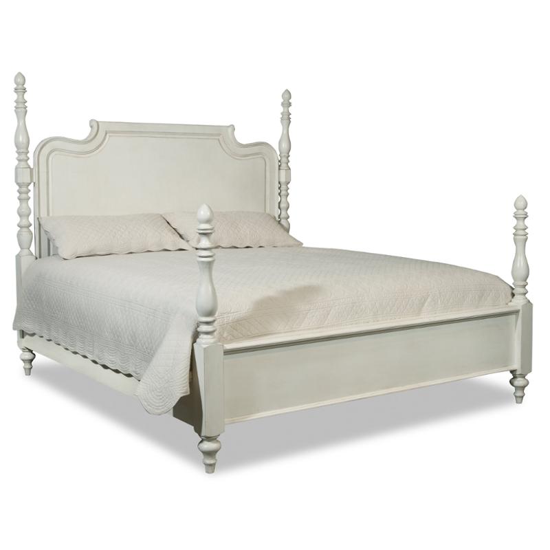 1520-4206 Legacy Classic Furniture Glen Cove - Weathered White Bedroom Furniture Bed