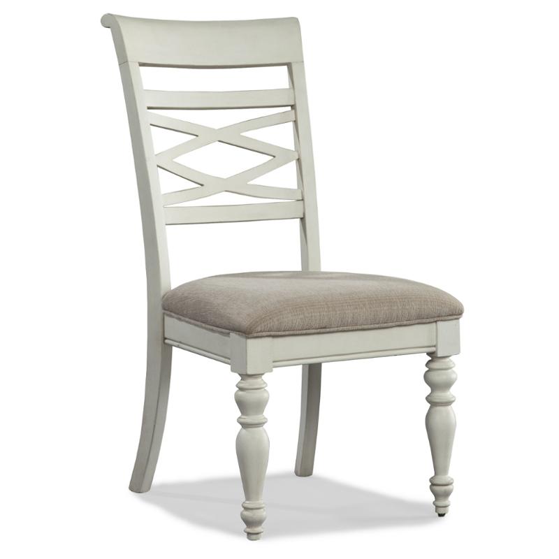 1520-240 Legacy Classic Furniture Glen Cove - Weathered White Dining Room Furniture Dining Chair