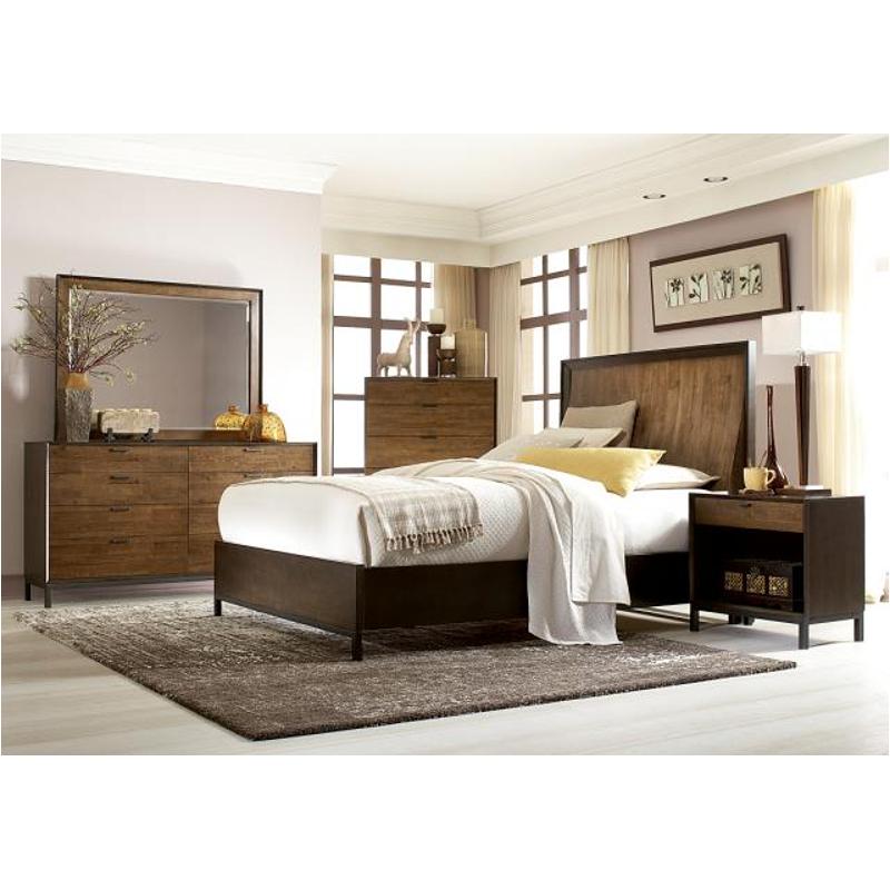 36004106 Legacy Classic Furniture Eastern King Curved Panel Bed