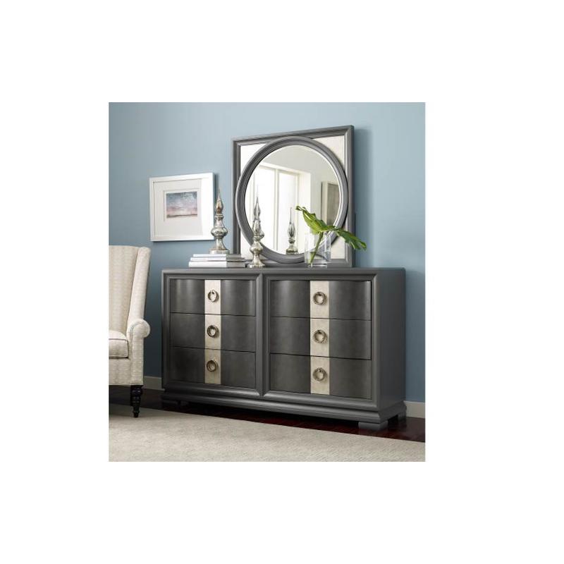 5011-0200 Legacy Classic Furniture Tower Suite - Moonstone Bedroom Furniture Mirror