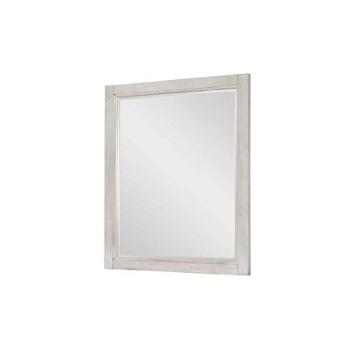 0833-0100 Legacy Classic Furniture Summer Camp - Stone Path White Bedroom Furniture Mirror