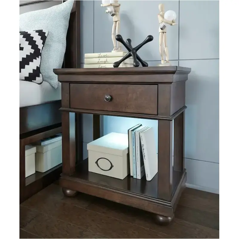 9814-3101 Legacy Classic Furniture Open Night Stand - Warm Cherry