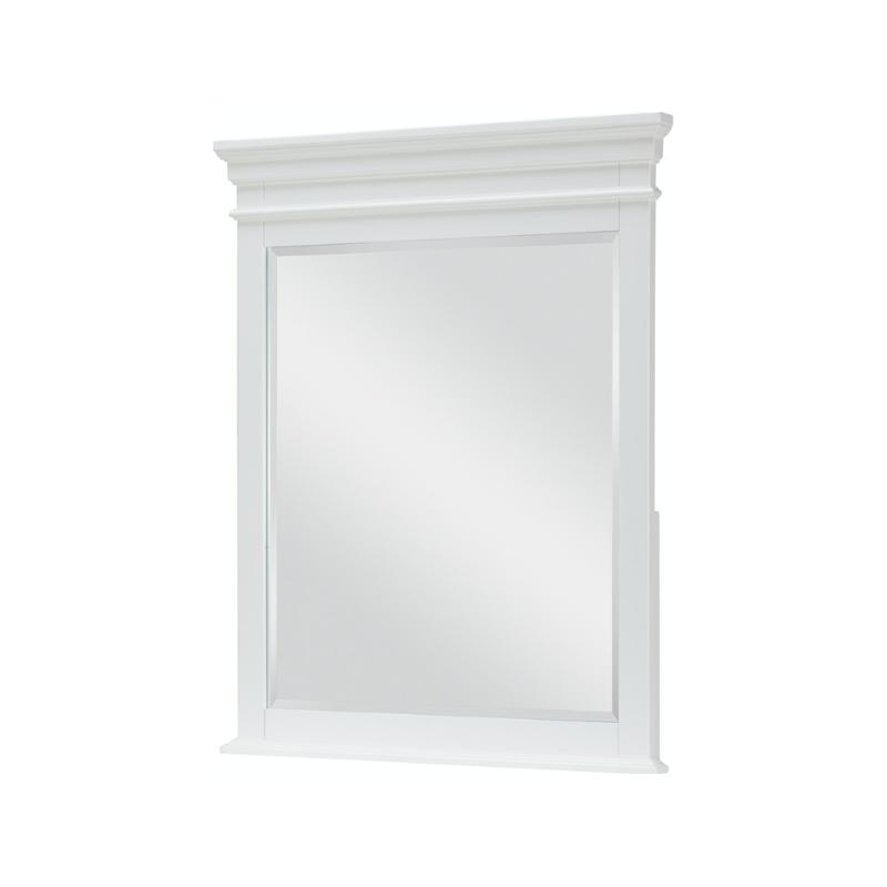 9815-0100 Legacy Classic Furniture Canterbury - White Bedroom Furniture Mirror