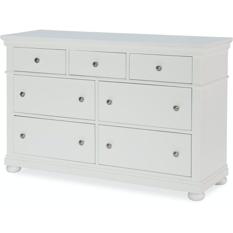 9815-1100 Legacy Classic Furniture Canterbury - White Bedroom Furniture Dresser