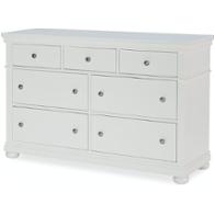 9815-1100 Legacy Classic Furniture Canterbury - White Bedroom Furniture Dresser