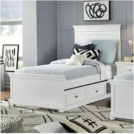 9815-4103 Legacy Classic Furniture Canterbury - White Bedroom Furniture Bed