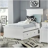 9815-4103 Legacy Classic Furniture Canterbury - White Bedroom Furniture Bed