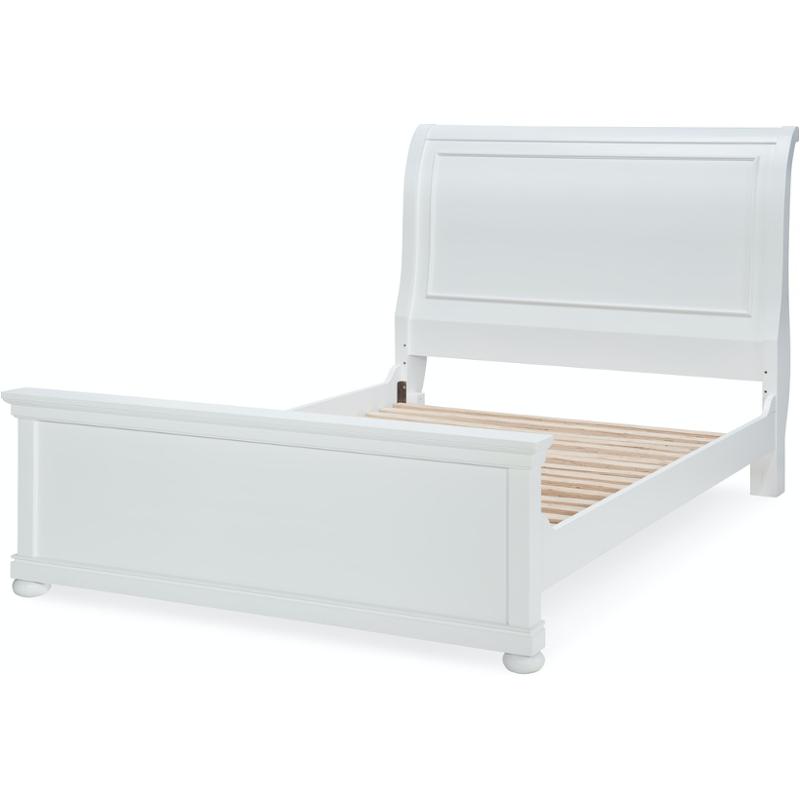 9815-4305 Legacy Classic Furniture Queen Sleigh Bed - White