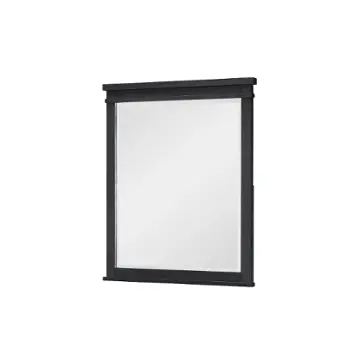 1860-0100 Legacy Classic Furniture Flatiron - Midnight Bedroom Furniture Mirror