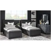 1860-4103 Legacy Classic Furniture Flatiron - Midnight Bedroom Furniture Bed