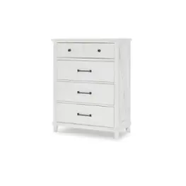 1861-2200 Legacy Classic Furniture Flatiron - White Bedroom Furniture Chest