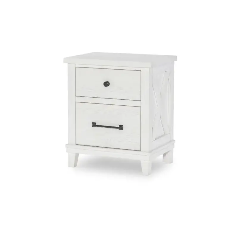 1861-3100 Legacy Classic Furniture Flatiron - White Bedroom Furniture Nightstand