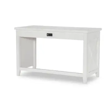 1861-6100 Legacy Classic Furniture Flatiron - White Bedroom Furniture Desk