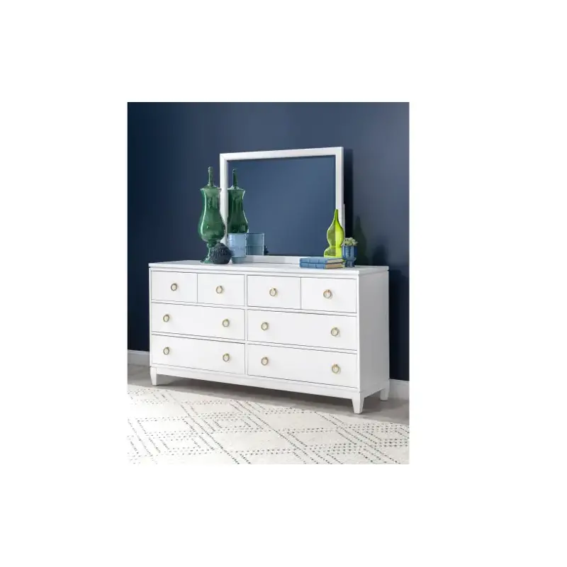 1160-1201 Legacy Classic Furniture Summerland - Pure White Bedroom Furniture Dresser